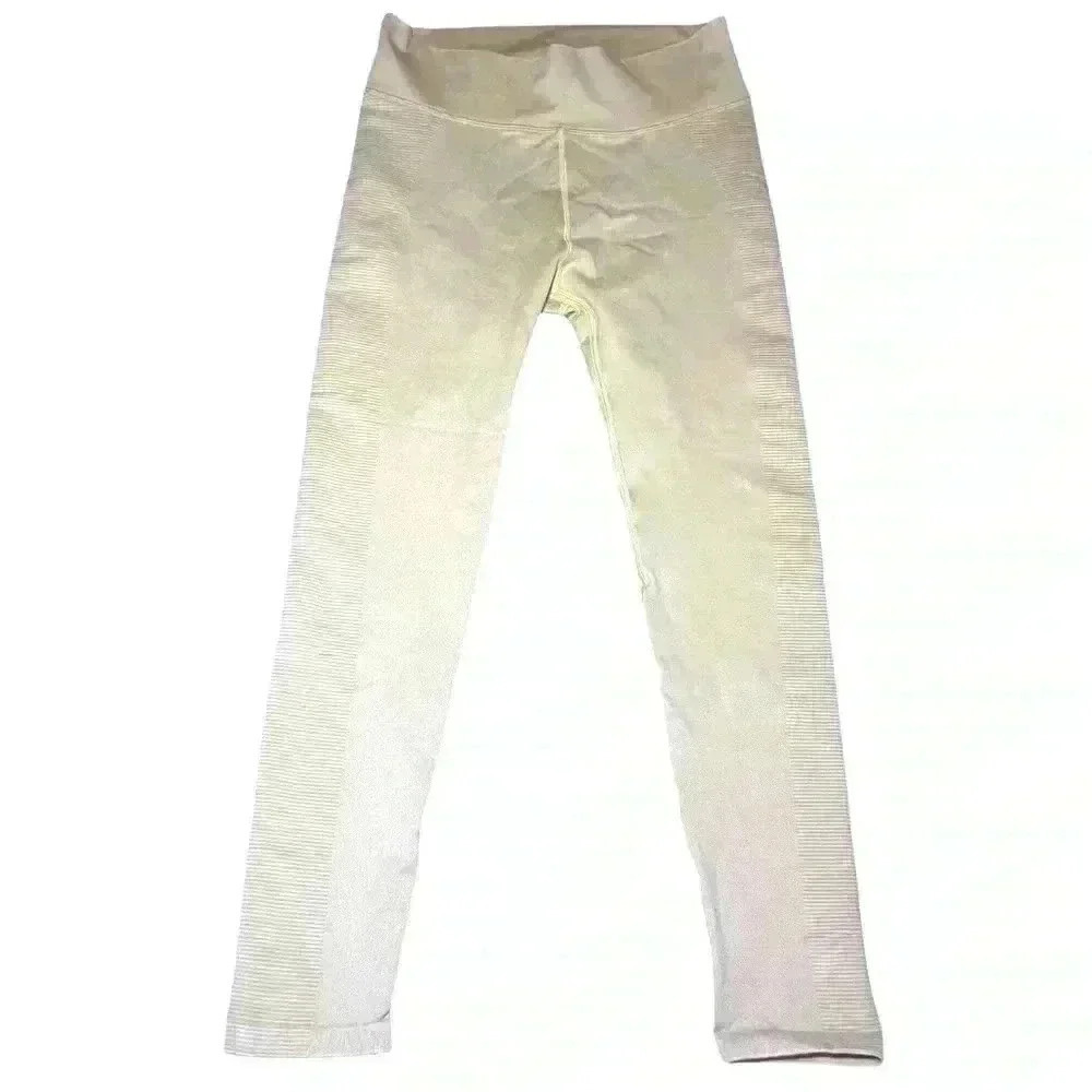 OFFLINE By Aerie Hi-Rise 7/8 Yellow Leggings Size Large